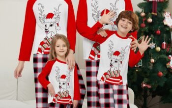 Family Christmas pyjamas set