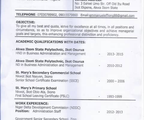 CV