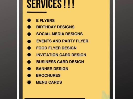 For your graphics design and architecture design kindly get Intouch with us