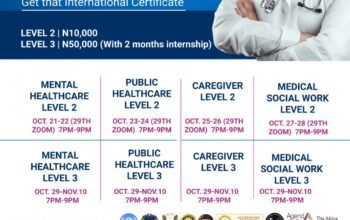 Medical healthcare, Social Healthcare, Public Healthcare and Caregivers Courses
