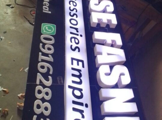 Branding of slide door, SIGNAGE